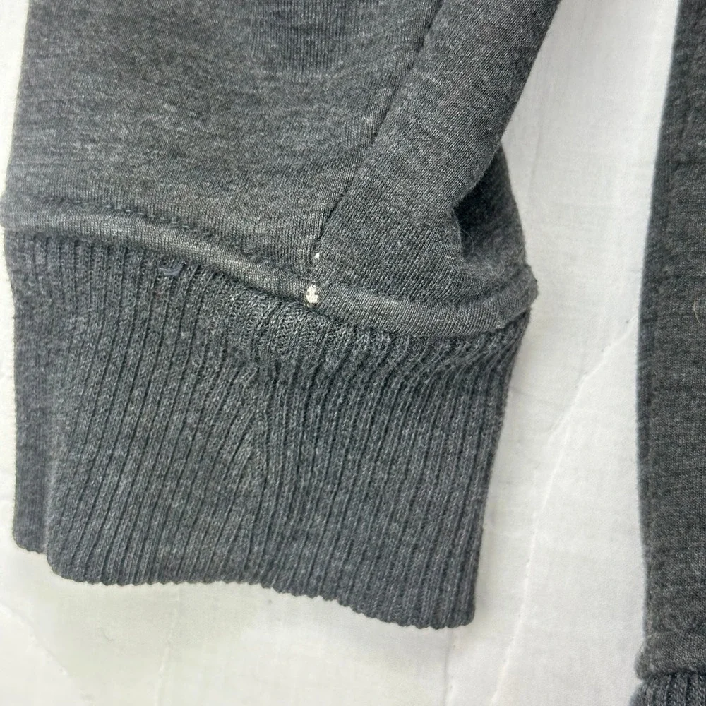 Tony Hawk Zip Up Hoodie Sherpa Lined Flame Phoenix‎ Graphic Gray Boys M (10/12)